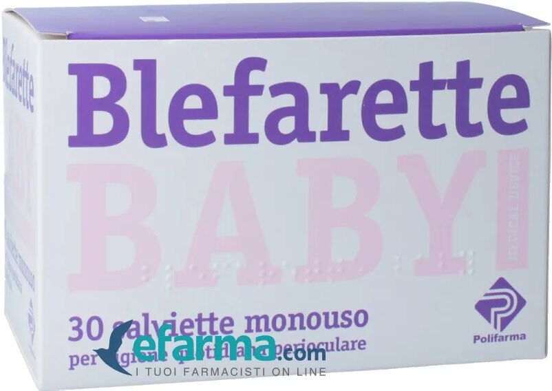 blefarette baby salviette oculari detergenti 30 salviettine monouso