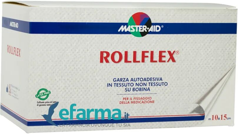 pietrasanta pharma master aid rollflex cerotto in garza 15cm x 10 mt