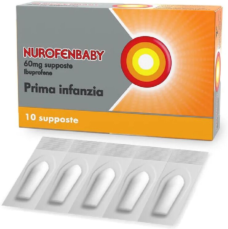 nurofen baby prima infanzia 60 mg ibuprofene 10 supposte