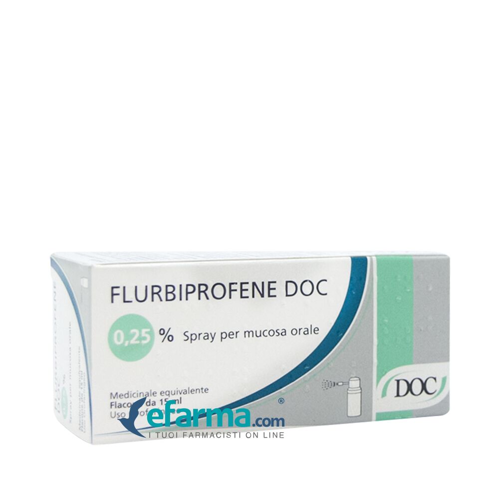 doc generici flurbiprofene doc spray orale 0,25% 15 ml