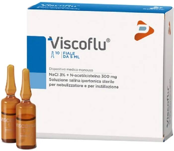 pharma line viscoflu soluzione salina ipertonica nebulizzante 10 flaconcini 5 ml