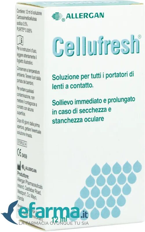 allergan cellufresh soluzione oftalmica 12 ml