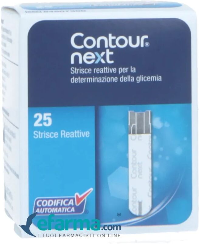 contour next strisce reattive glicemia 25 pezzi