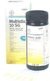 multistix 10 sg strisce reattive per urina a 10 parametri 100 pezzi