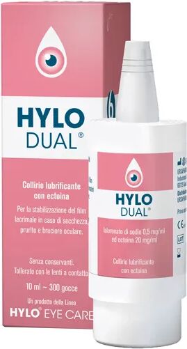 hylo dual collirio lubrificante per occhi secchi 10m