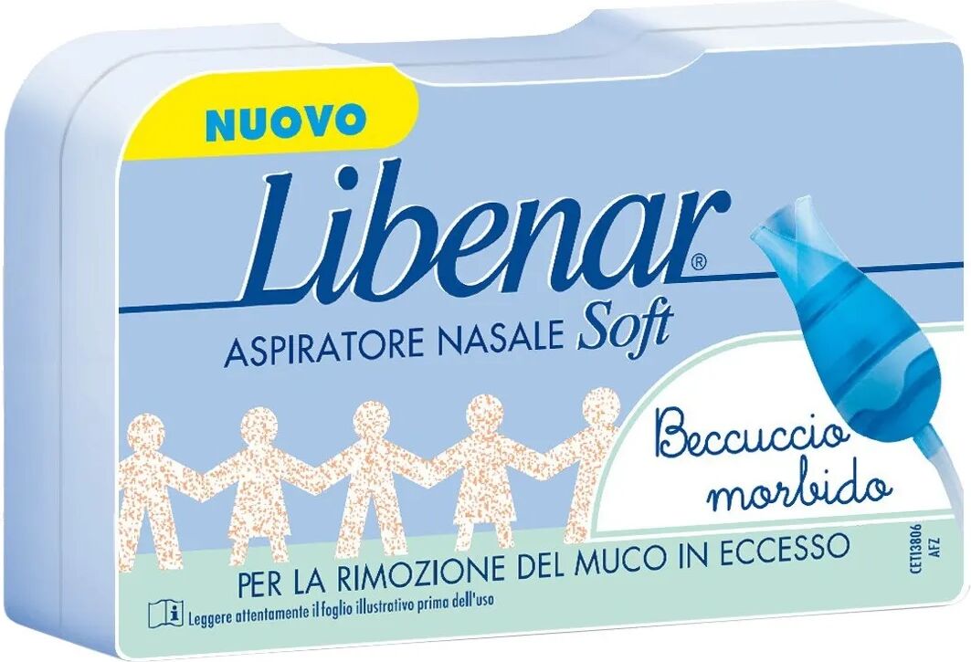 libenar aspiratore nasale soft con beccuccio morbido