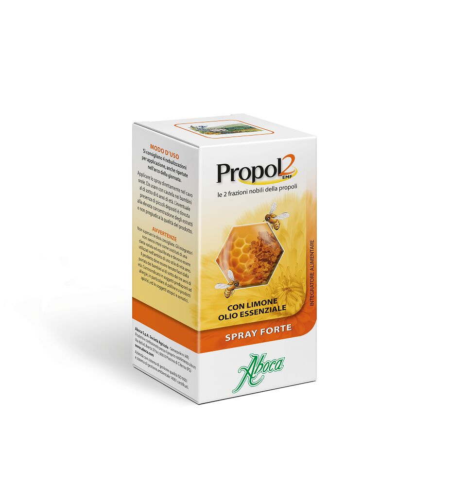 aboca propol2 emf spray forte integratore gola infiammata 30 ml
