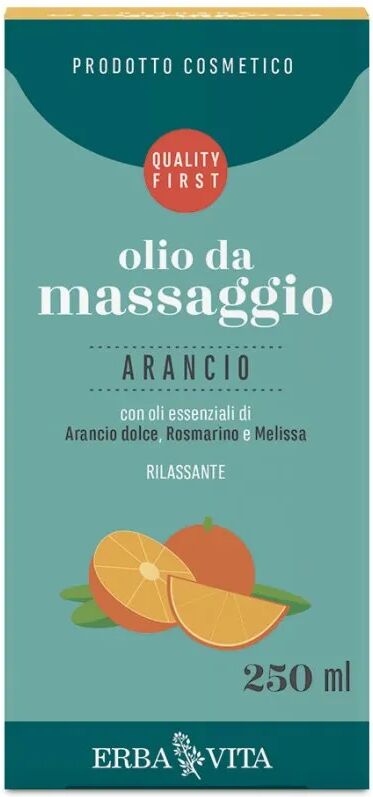 erba vita olio da massaggio arancio rilassante 250 ml