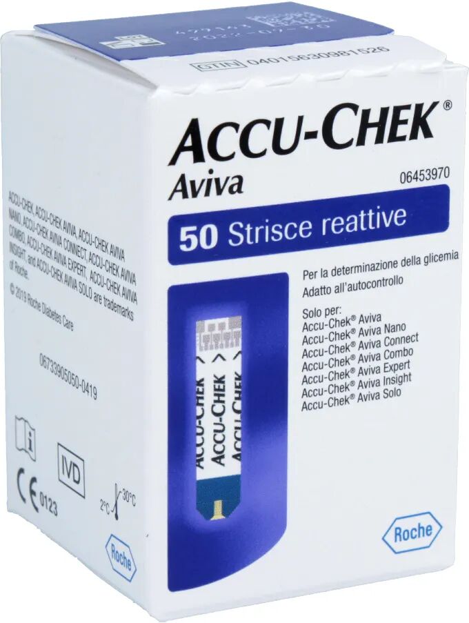 accu-chek aviva strisce reattive glicemia 50 pezzi