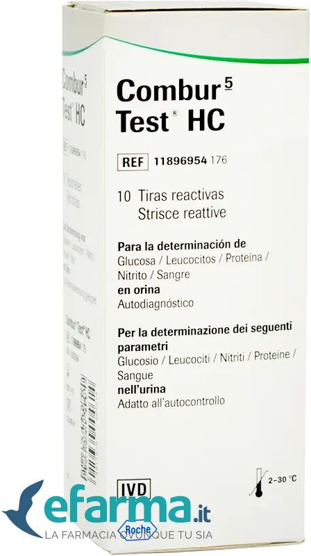 combur5 test hc rilevazione parametri nelle urine 10 strisce reattive