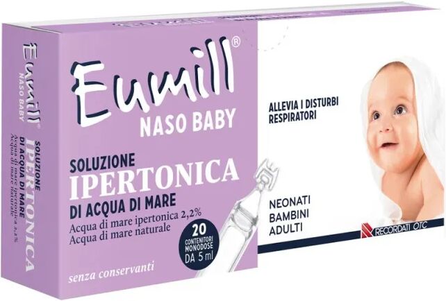 eumill naso baby soluzione ipertonica 20 flaconcini