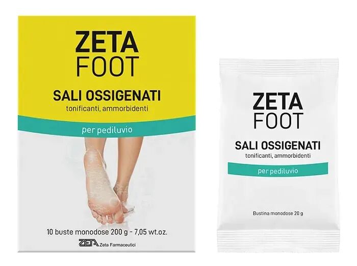 zeta farmaceutici zeta foot sali ossigenati pediluvio 10 buste monodose 200 g