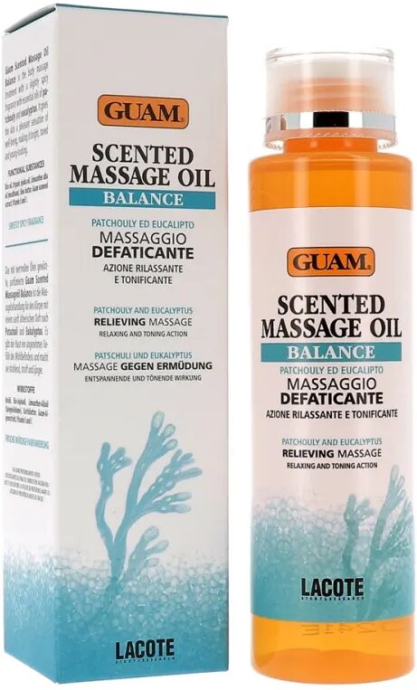 guam scented massage oil balance massaggio corpo 150 ml