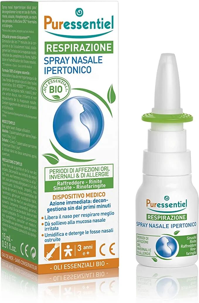 puressentiel spray nasale ipertonico bio 15 ml