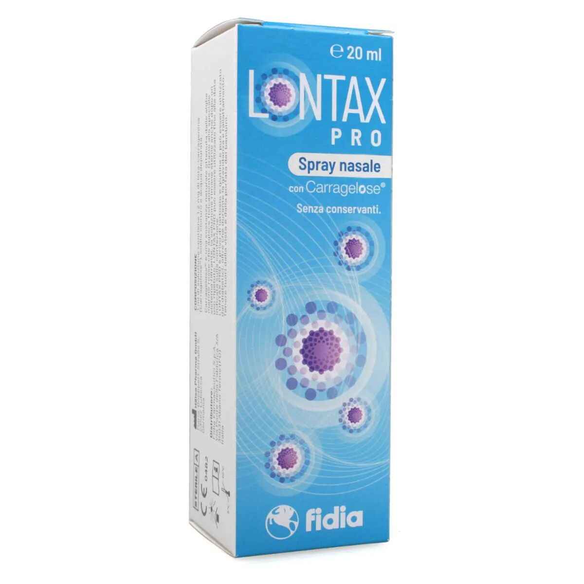 lontax pro spray nasale contro virus del raffreddore 20 ml