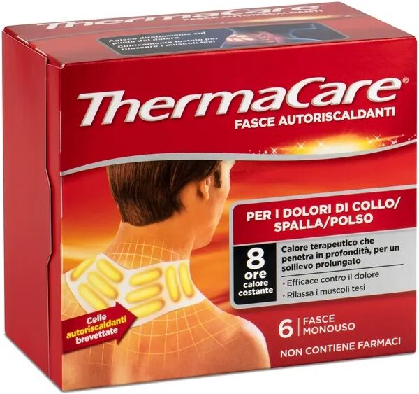 thermacare fasce autoriscaldanti collo spalla polso 6 pezzi