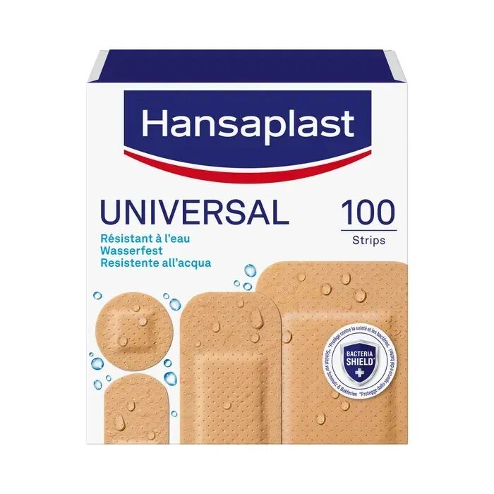 hansaplast plastic cerotti universali assortiti 100 pezzi
