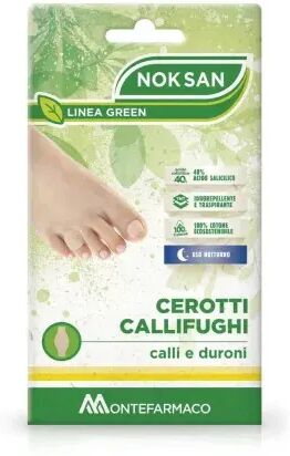 nok san noksan green cerotti callifughi uso notturno per calli e duroni 9 pezzi