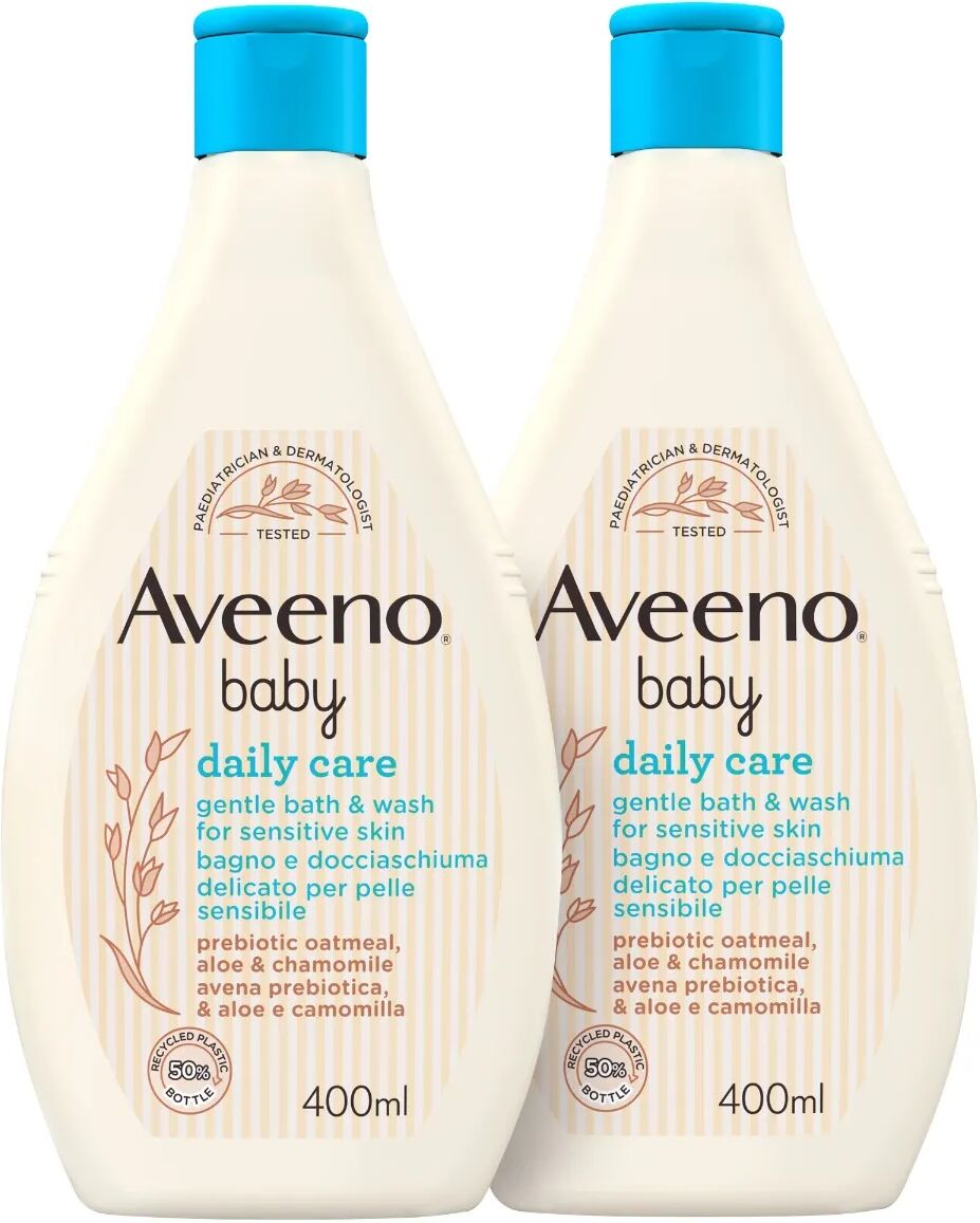 aveeno baby daily care corpo bipacco 2x400 ml