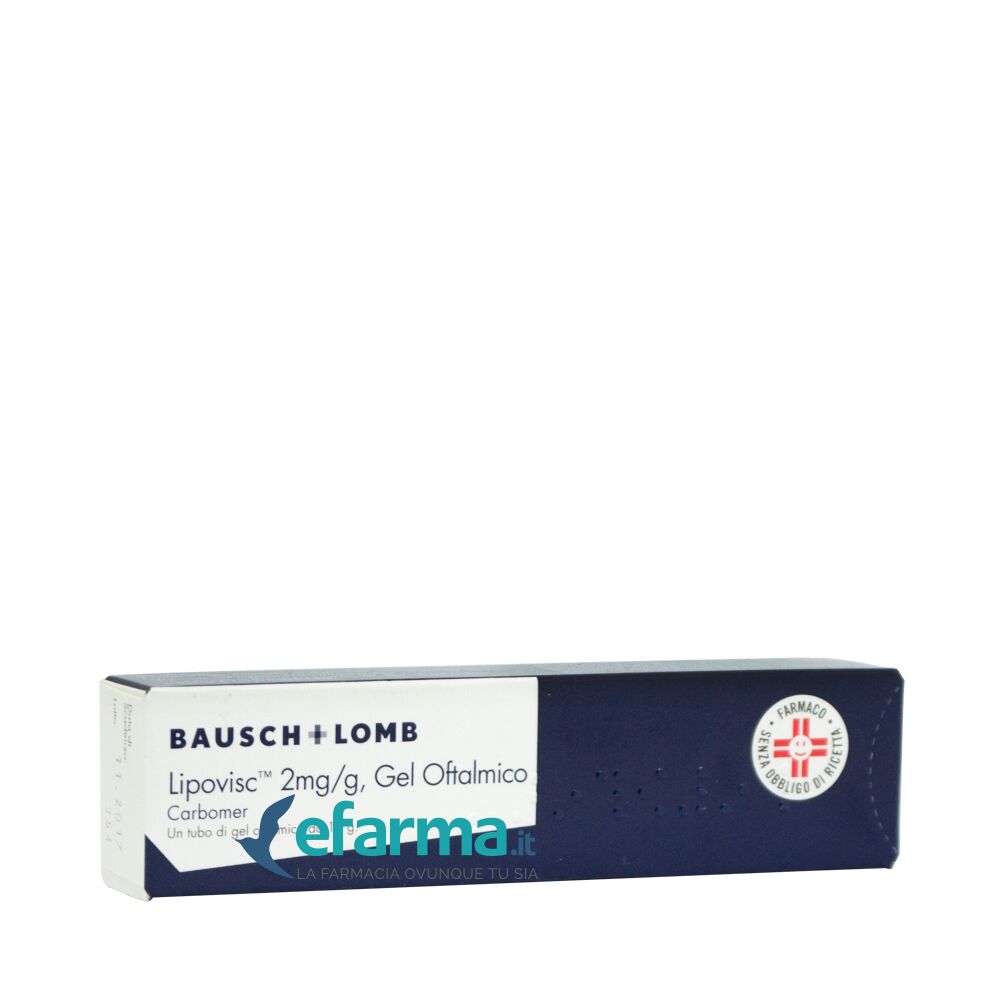 bausch & lomb-iom lipovisc gel oftalmico 2 mg/gr carbomer lubrificante 10g