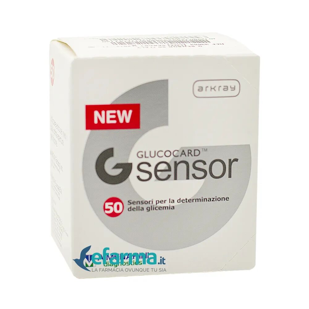 glucocard g sensor strisce reattive glicemia 50 pezzi