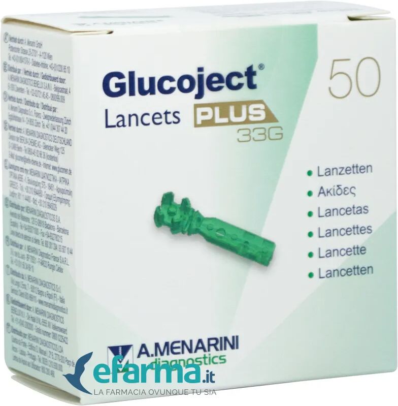 glucoject a. menarini plus 33g lancette pungidito 50 pezzi