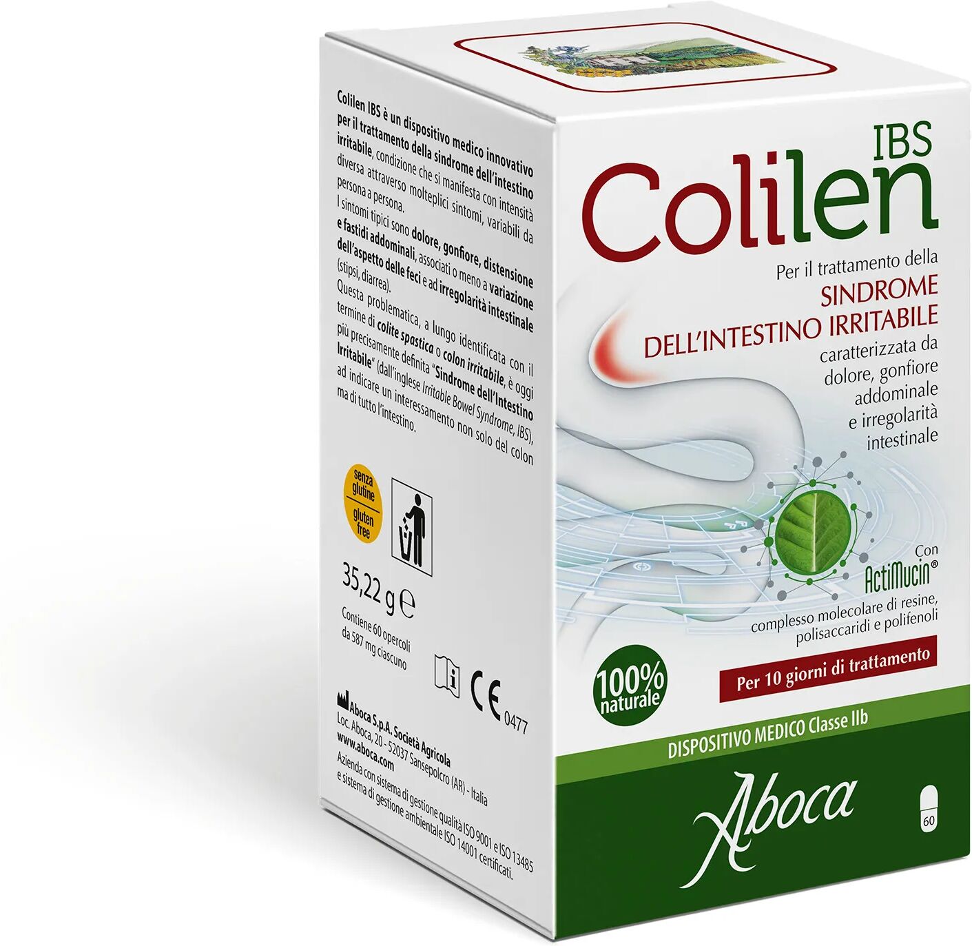 aboca colilen ibs per il trattamento della sindrome dell' intestino irritabile 60 opercoli