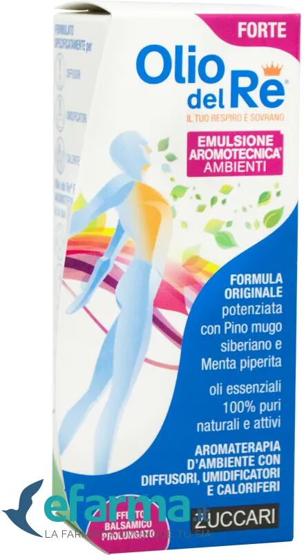 zuccari olio del re emulsione forte aromotecnica ambienti 25 ml