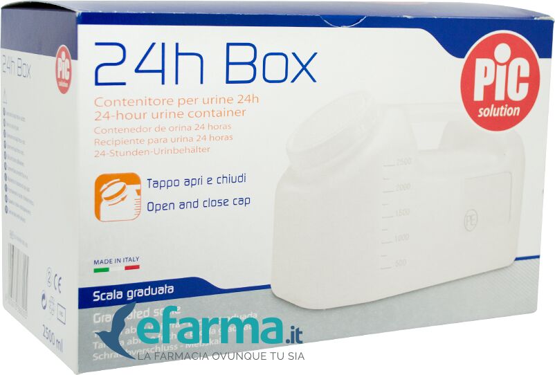 pic 24h box contenitore per raccolta urine 24 ore