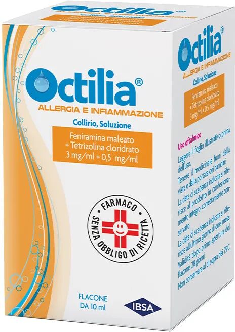 octilia allergia e infiammazione collirio antistaminico gocce 10 ml