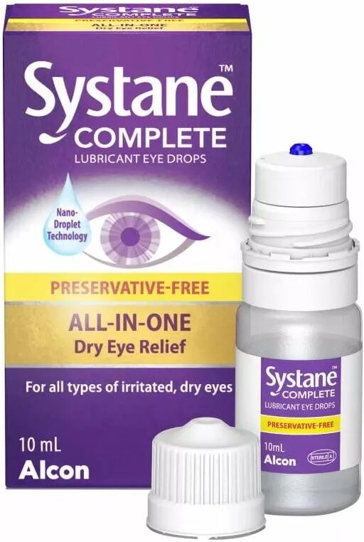 systane complete collirio lubrificante sollievo occhio secco 10 ml