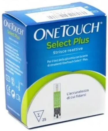 onetouch lifescan one touch select plus 25 strisce reattive