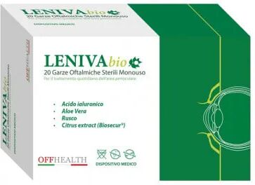 leniva bio garze oftalmiche 20 pezzi