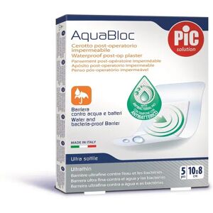 Pic Solution Pic Aquabloc Cerotti Antibatterici Impermeabili 10 X 8 Cm 5 Pezzi