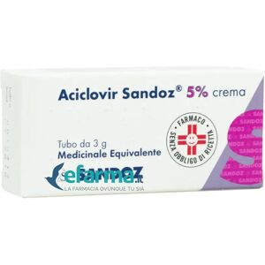 Sandoz Aciclovir 5% Crema Antivirale 3 G