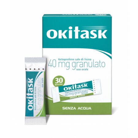 Oki task 40 mg Ketoprofene Sale di Lisina 30 Bustine