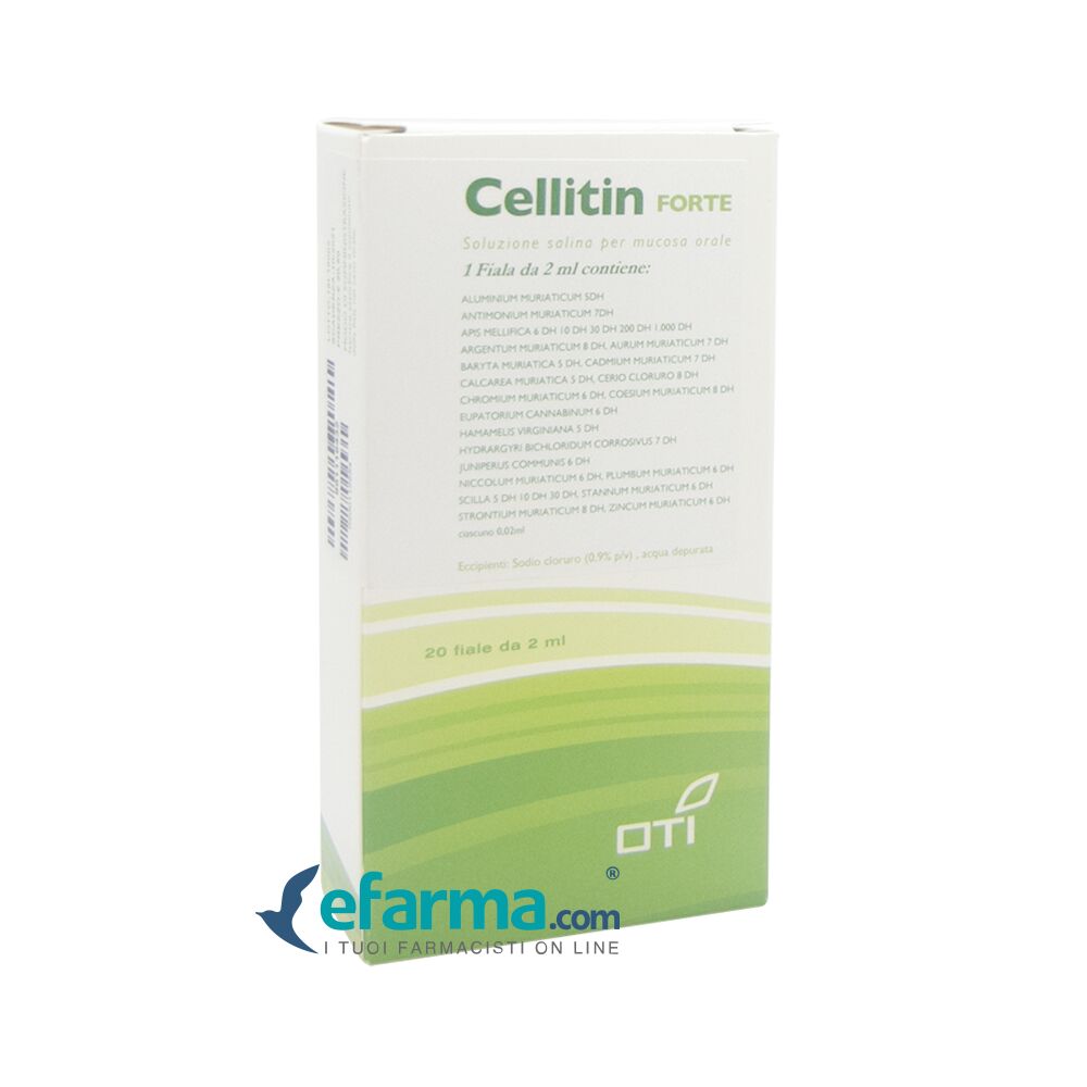 Oti Cellitin Forte Composto Medicinale Omeopatico 20 Fiale Fisiologiche 2 ml
