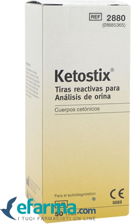 Ketostix Strisce Misurazione Chetonuria Urine 50 pezzi