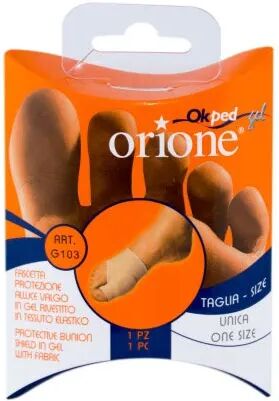 ORIONE Safte Okped Fascetta Protezione Alluce Valgo in Gel Rivestito in Tessuto Elastico G103