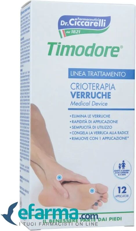 Ciccarelli Timodore Trattamento Verruche Crioterapia Mani e Piedi Spray 75 ml