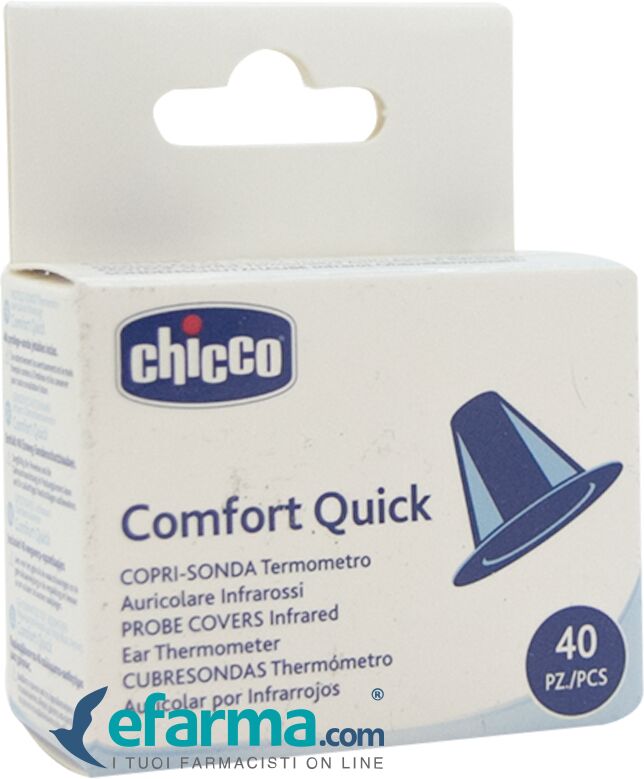 Chicco Copri Sonda Auricolare Comfort Quick 40 Pezzi