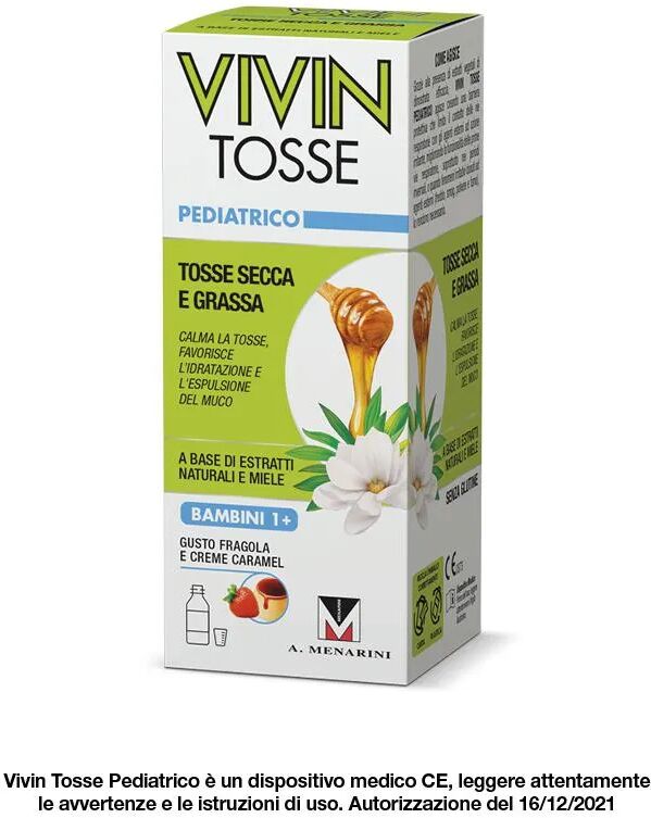 Vivin Tosse Pediatrico Sciroppo Tosse Secca e Grassa 150 ml