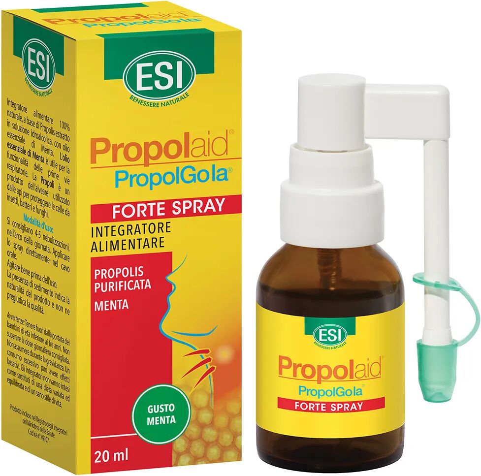 Esi Propolaid PropolGola Forte Spray Integratore Benessere Gola Menta 20 ml