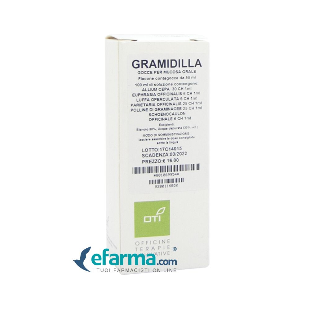 Oti Gramidilla Composto In Gocce Medicinale Omeopatico 50 ml