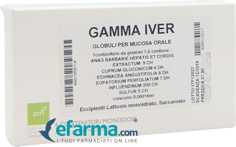 Oti Gamma Iver Composto Globuli 6 Fiale