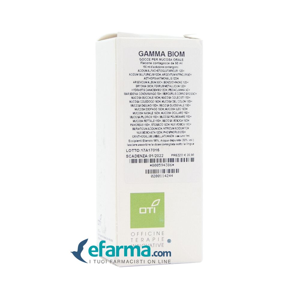 Oti Gamma Biom Gocce Medicinale Omeopatico 50 ml