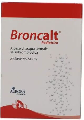 AURORA Broncalt Strip Pediatrico Soluzione Irrigazione 20 Flaconi 2 ml