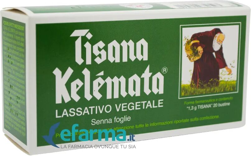 Tisana Kelemata Senna Foglie Lassativo Vegetale 20 Bustine 1,3g