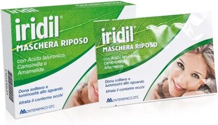 iridina iridil maschera riposante occhi 4 pezzi