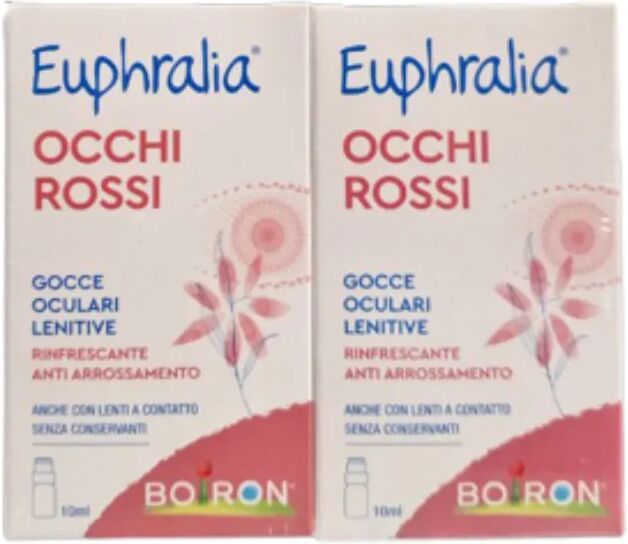 boiron euphralia occhi rossi collirio anti-rossore bipacco 2x10 ml